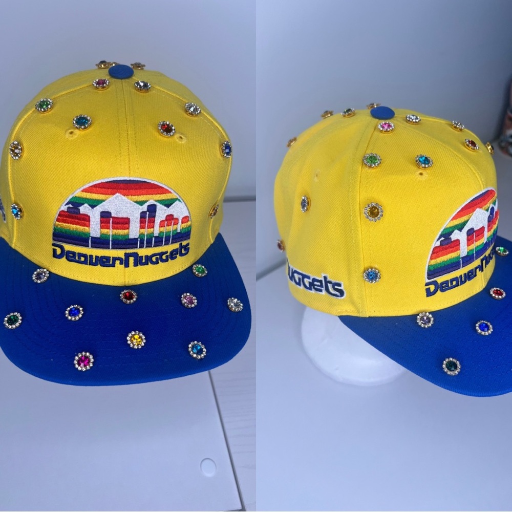 Nuggets Cap with Gem Accents